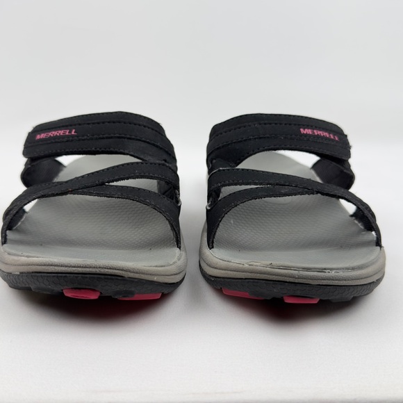 Merrell Terran Slide II Sandals Black Strappy Comfort Sz 8 Women’s - Picture 5 of 11